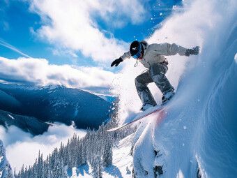 Produktbild: CALVENDO Puzzle Snowboarden, Freeride | 1000 Teile Lege-Gr&ouml;&szlig;e 64x48cm Foto-Puzzle f&uuml;r gl&uuml;ckliche Stunden