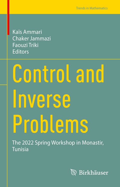 Produktbild: Control and Inverse Problems