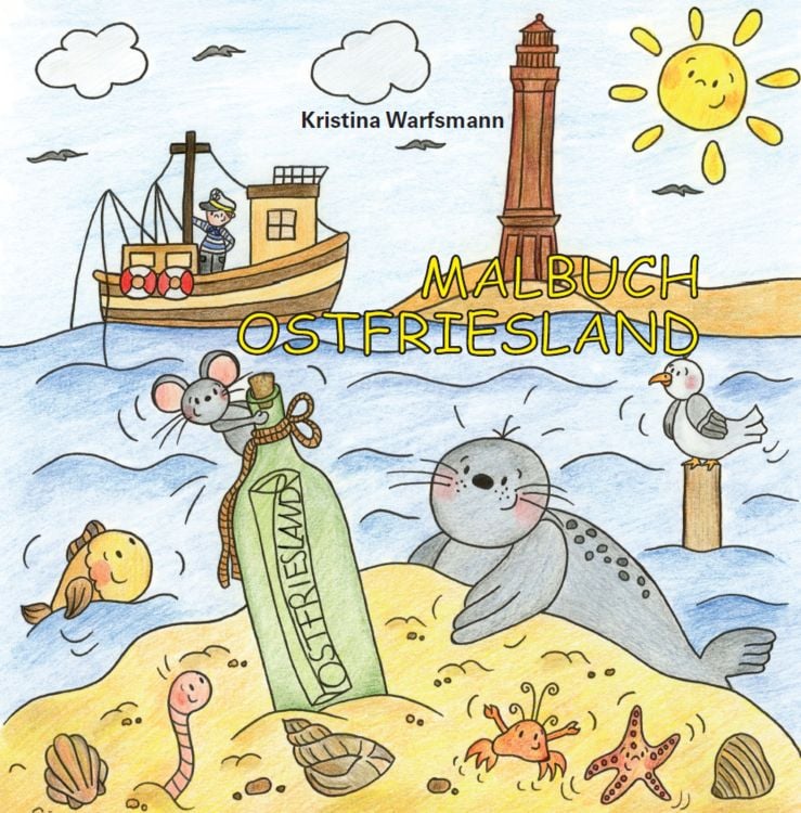Produktbild: Malbuch Ostfriesland