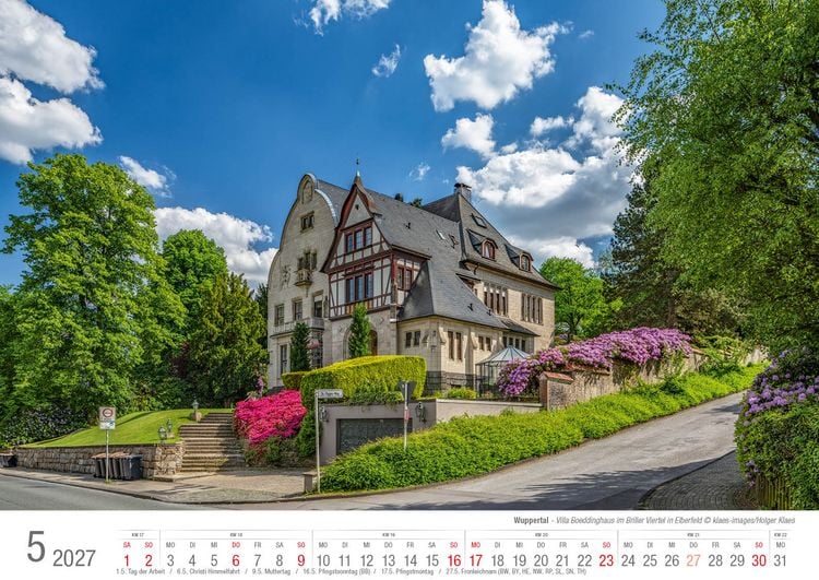 Produktbild: Wuppertal 2027 Bildkalender A3 Spiralbindung