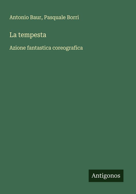Produktbild: La tempesta