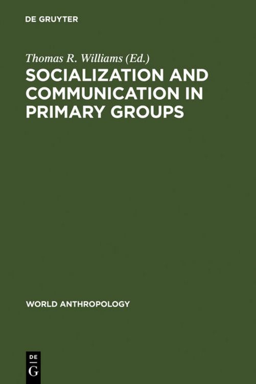 Produktbild: Socialization and Communication in Primary Groups