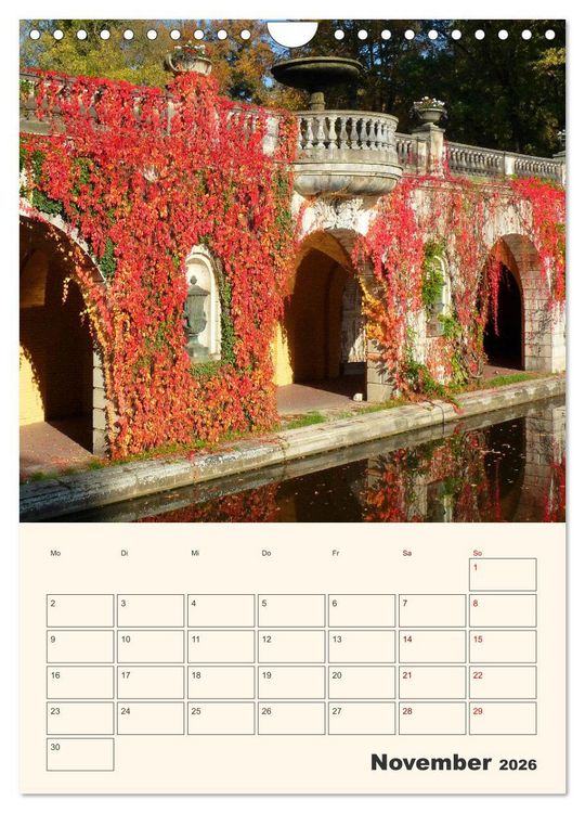 Produktbild: Park Sanssouci und Park Babelsberg (Wandkalender 2026 DIN A4 hoch), CALVENDO Monatskalender