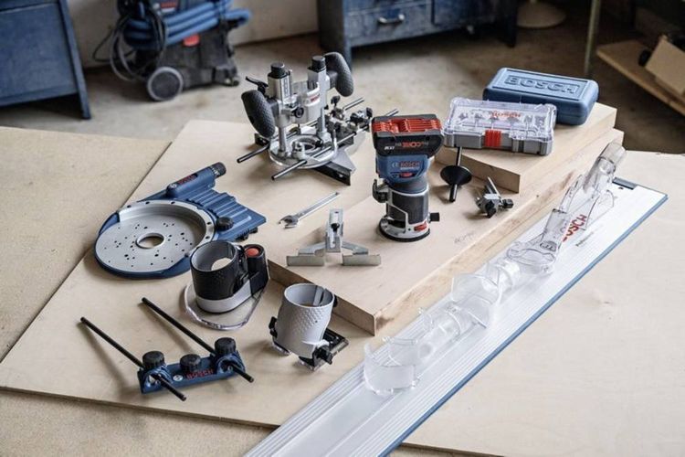 Produktbild: Bosch Professional GKF 18V-8 Kantenfr&auml;ser 18V