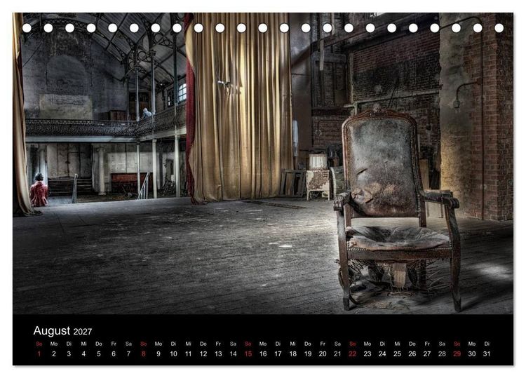Produktbild: Geheimnisvolle Orte - Lost Places (Tischkalender 2027 DIN A5 quer), CALVENDO Monatskalender
