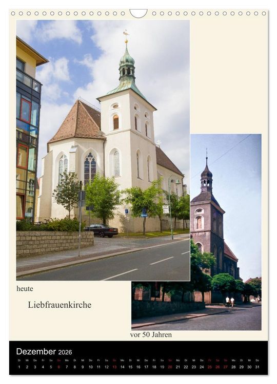 Produktbild: Bautzen vor 50 Jahren und heute (Wandkalender 2026 DIN A3 hoch), CALVENDO Monatskalender