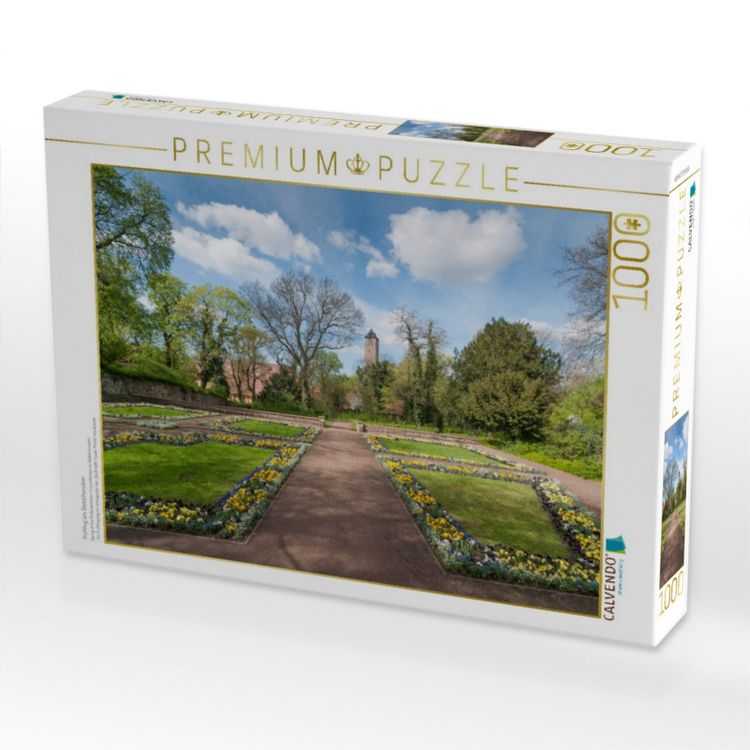 Produktbild: CALVENDO Puzzle Fr&uuml;hling am Giebichenstein | 1000 Teile Lege-Gr&ouml;&szlig;e 64x48cm Foto-Puzzle f&uuml;r gl&uuml;ckliche Stunden