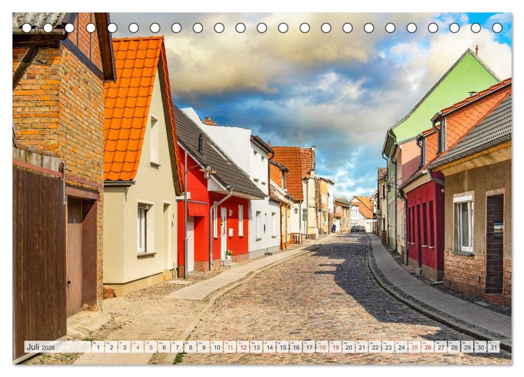 Produktbild: Grimmen Impressionen (Tischkalender 2026 DIN A5 quer), CALVENDO Monatskalender