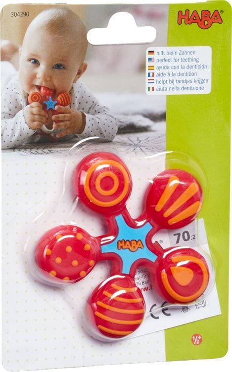 Produktbild: Greifling Stern rot, (DE/E/F/NL/IT/ES)