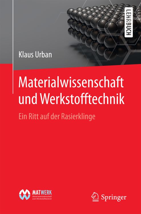 Produktbild: Materialwissenschaft und Werkstofftechnik