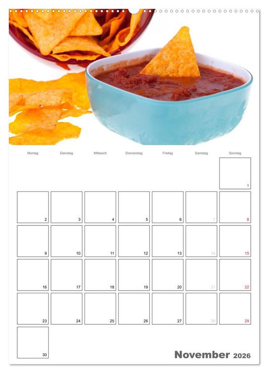 Produktbild: Frische K&uuml;che - Der hilfreiche Monatsplaner / Planer (Wandkalender 2026 DIN A2 hoch), CALVENDO Monatskalender