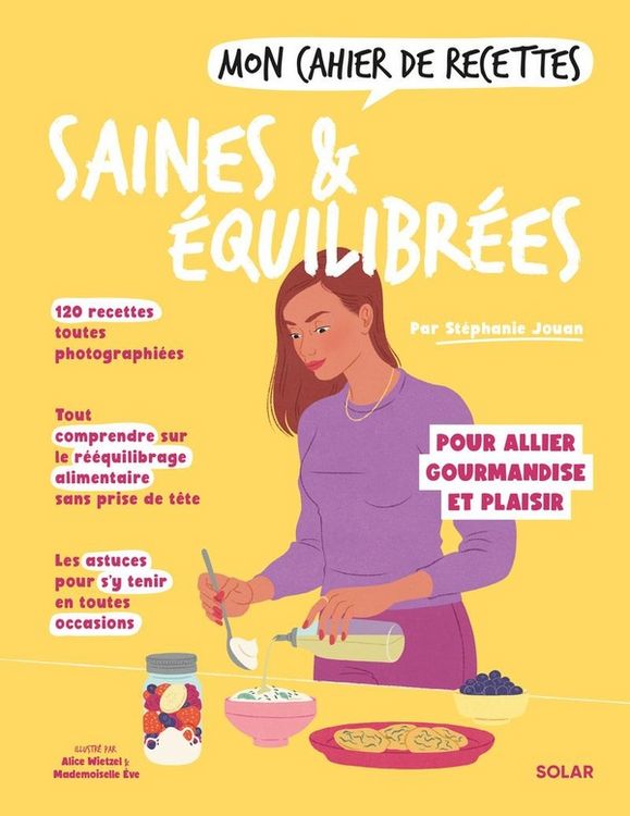 Produktbild: Mon cahier de recettes saines & &eacute;quilibr&eacute;es