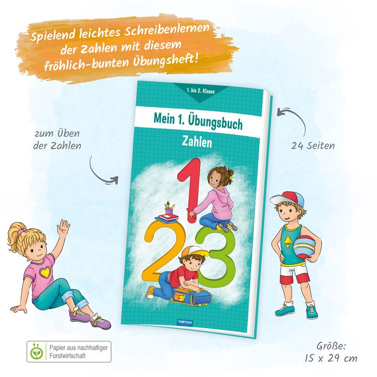 Produktbild: Tr&ouml;tsch Mein erstes &Uuml;bungsbuch Zahlen
