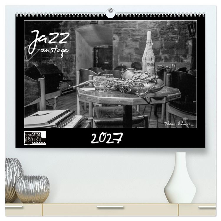 Produktbild: Jazz onstage (hochwertiger Premium Wandkalender 2027 DIN A2 quer), Kunstdruck in Hochglanz