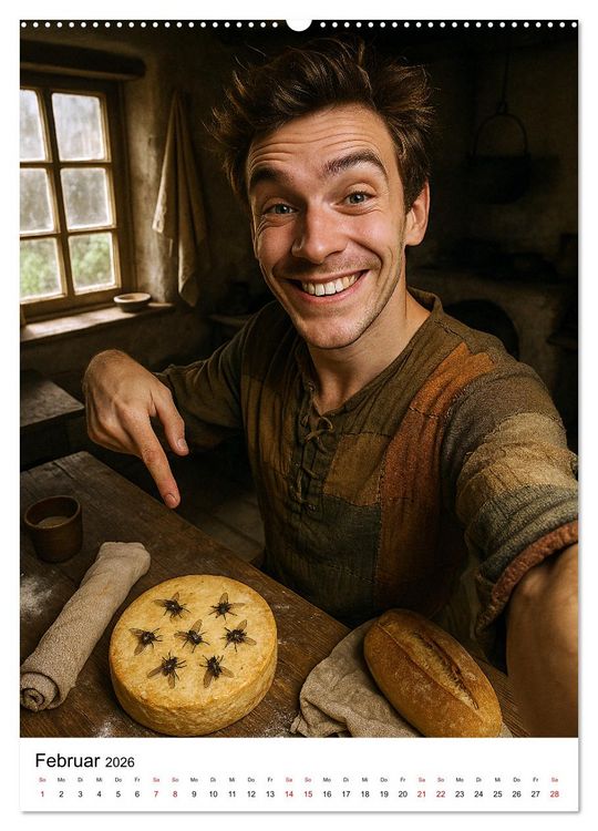 Produktbild: M&auml;rchenhafte Selfies (Wandkalender 2026 DIN A2 hoch), CALVENDO Monatskalender