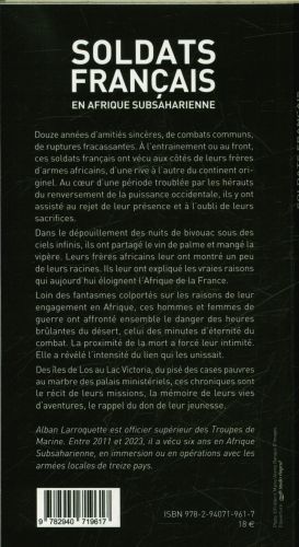 Produktbild: Soldats fran&ccedil;ais en Afrique subsaharienne