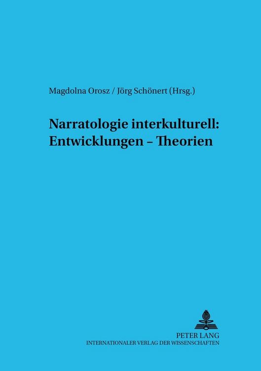 Produktbild: Narratologie interkulturell: Entwicklungen &ndash; Theorien