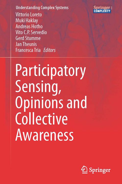 Produktbild: Participatory Sensing, Opinions and Collective Awareness