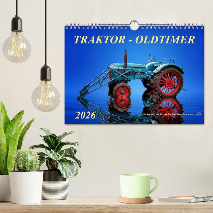 Produktbild: Traktor - Oldtimer (Wandkalender 2026 DIN A4 quer), CALVENDO Monatskalender