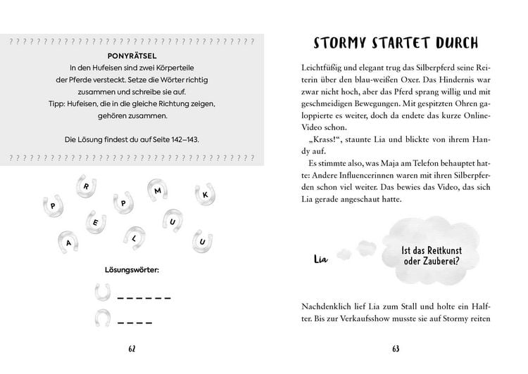 Produktbild: Lia und Lea im Ponygl&uuml;ck &ndash; Silberpferde in Not