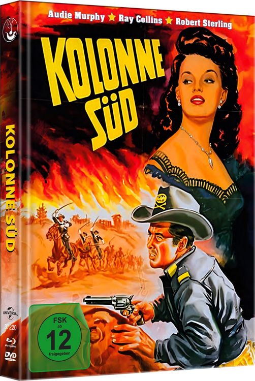 Produktbild: Kolonne S&uuml;d - Kinofassung (Limited Mediabook Cover A mit Blu-ray+DVD+Booklet, neues Master, auf 500 St&uuml;ck limitiert)