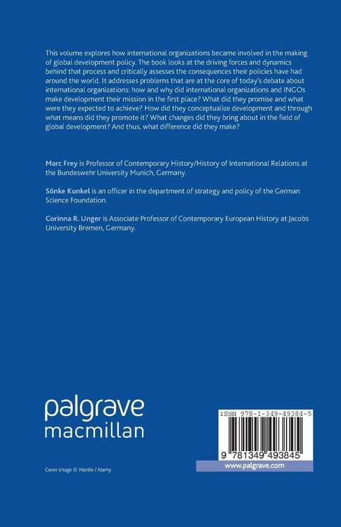 Produktbild: International Organizations and Development, 1945-1990