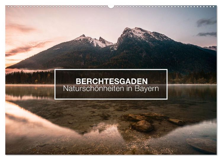 Produktbild: Berchtesgaden - Natursch&ouml;nheiten in Bayern (Wandkalender 2026 DIN A2 quer), CALVENDO Monatskalender