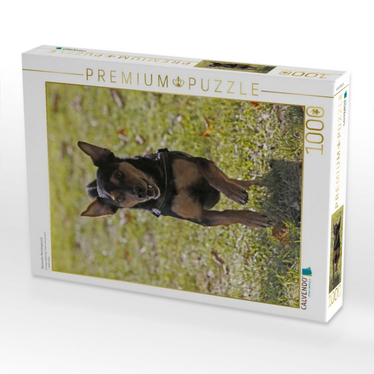 Produktbild: CALVENDO Puzzle Rennender Mischlingshund | 1000 Teile Lege-Gr&ouml;&szlig;e 64x48cm Foto-Puzzle f&uuml;r gl&uuml;ckliche Stunden