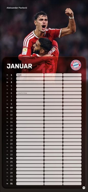 Produktbild: FC Bayern M&uuml;nchen Fanplaner 2027