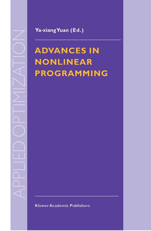 Produktbild: Advances in Nonlinear Programming