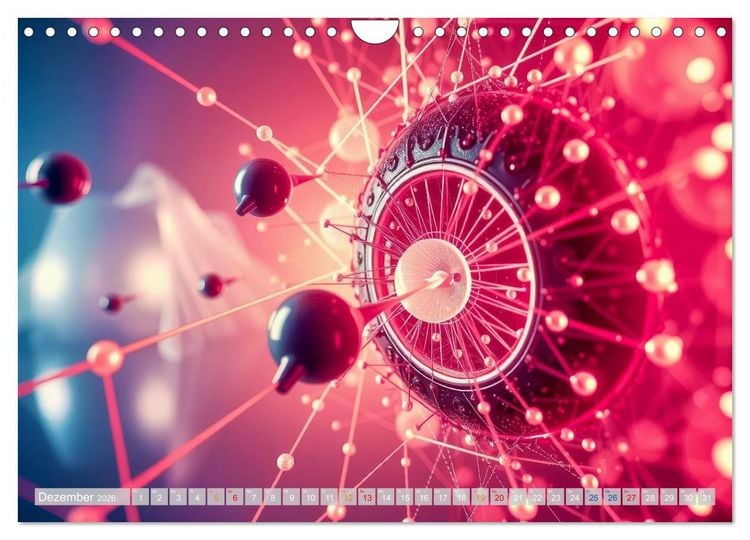 Produktbild: Quantenmechanik von Bits zu Qubits (Wandkalender 2026 DIN A4 quer), CALVENDO Monatskalender