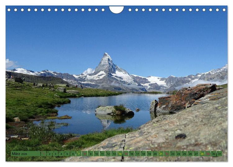 Produktbild: SEENsucht Entdecke Seen in der Schweiz (Wandkalender 2026 DIN A4 quer), CALVENDO Monatskalender