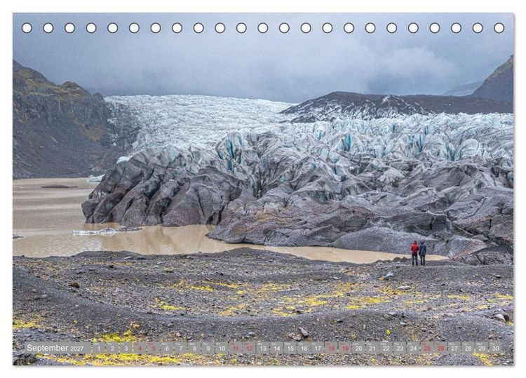 Produktbild: ICELAND pristine landscapes (Desk Calendar 2027 DIN A5 landscape), CALVENDO 12 Month DeskCalendar