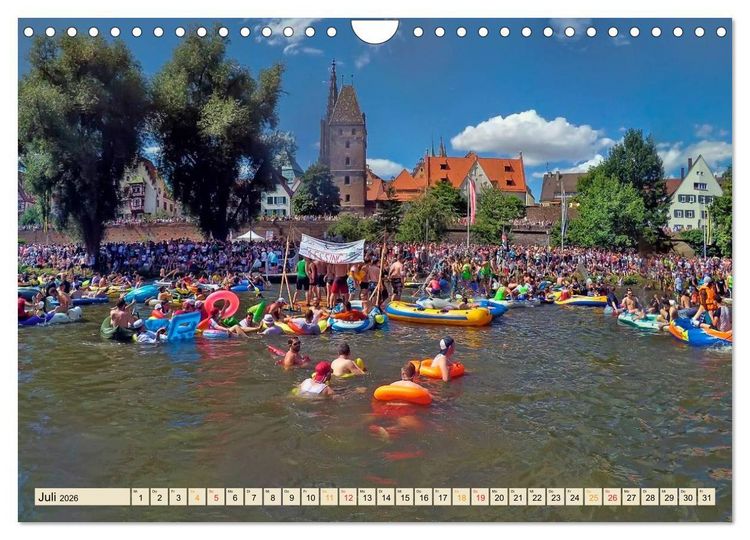 Produktbild: B&uuml;hne frei f&uuml;r Ulm an der Donau (Wandkalender 2026 DIN A4 quer), CALVENDO Monatskalender