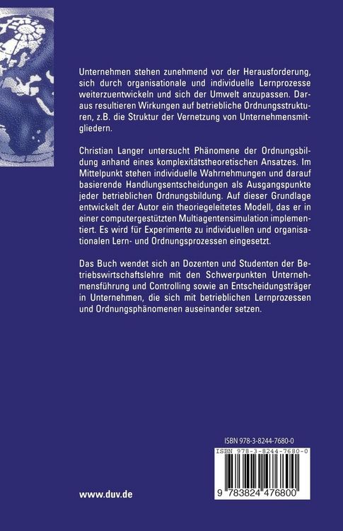 Produktbild: Ordnungsparameter im handlungsorientierten F&uuml;hrungsmodell
