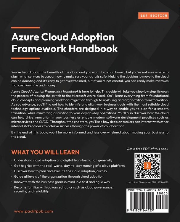 Produktbild: Azure Cloud Adoption Framework Handbook