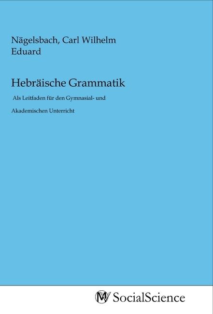 Produktbild: Hebr&auml;ische Grammatik