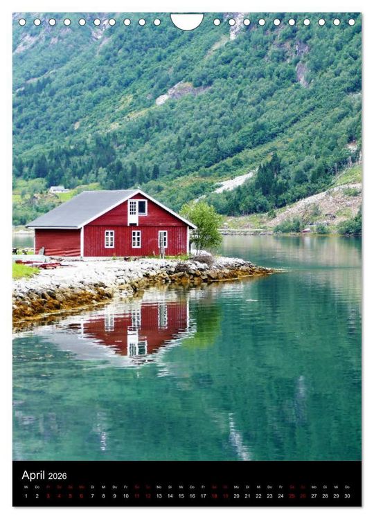 Produktbild: Hei - Willkommen im Fjordland (Wandkalender 2026 DIN A4 hoch), CALVENDO Monatskalender
