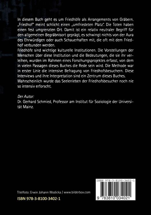 Produktbild: Friedhofsgespr&auml;che