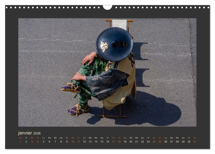 Produktbild: Japon, le pays fascinant et subtil (Calendrier mural 2026 DIN A3 vertical), CALVENDO calendrier mensuel