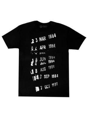 Produktbild: Library Card Stamp (Black) Unisex T-Shirt Large