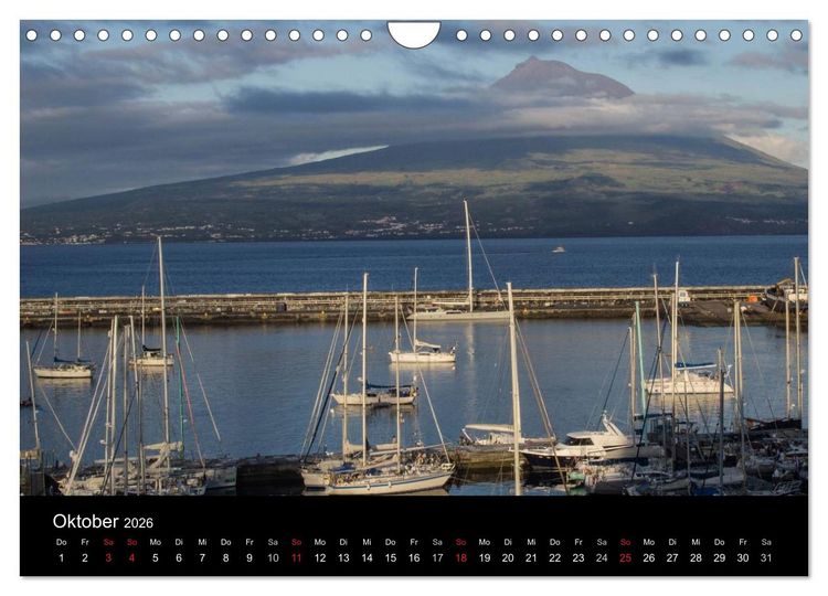 Produktbild: Faszination Azoren (Wandkalender 2026 DIN A4 quer), CALVENDO Monatskalender