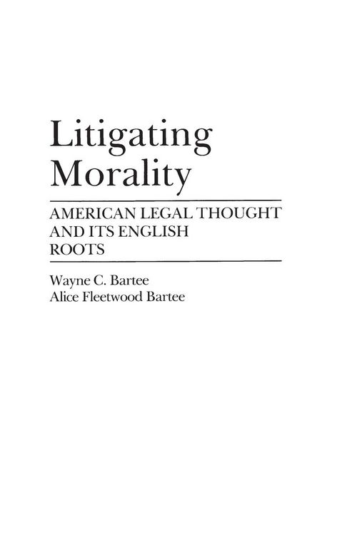 Produktbild: Litigating Morality