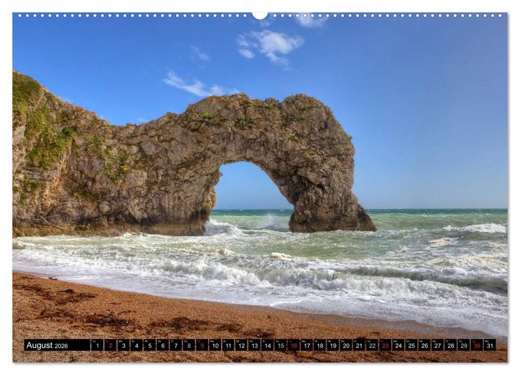 Produktbild: S&uuml;dwestengland - Dorset & Devon (hochwertiger Premium Wandkalender 2026 DIN A2 quer), Kunstdruck in Hochglanz