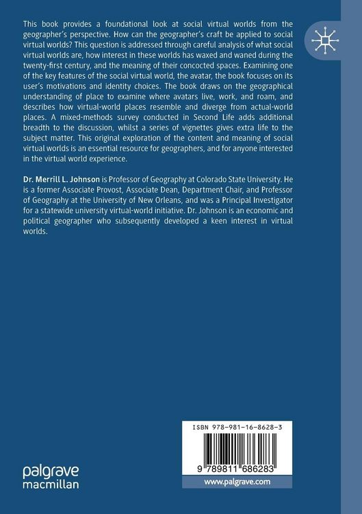 Produktbild: Social Virtual Worlds and Their Places