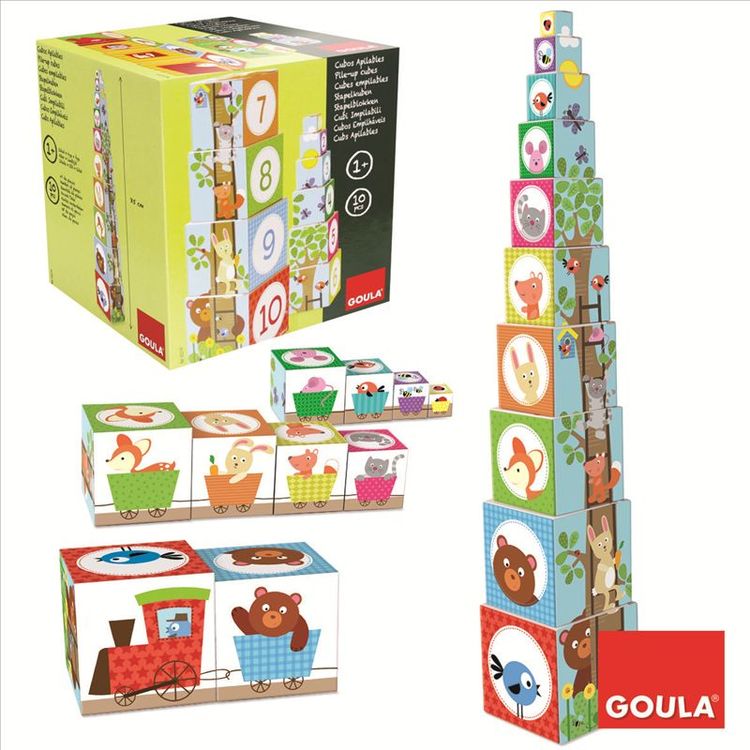 Goula Stapelturm Tiere, 10-teilig