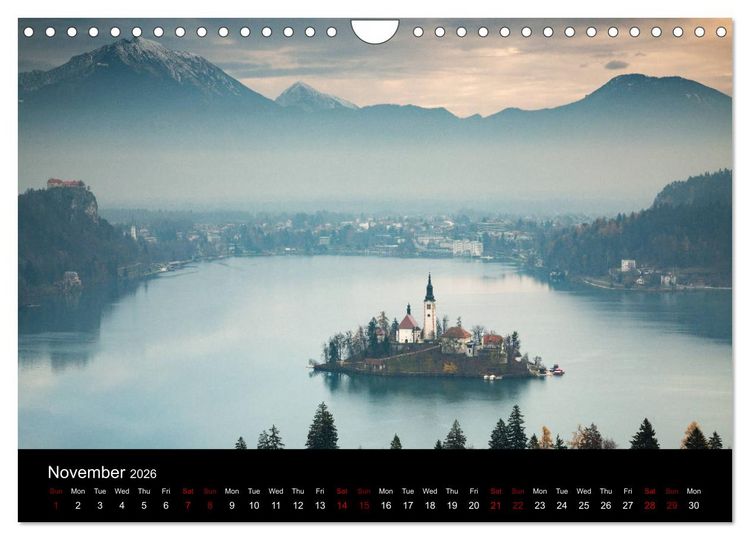 Produktbild: Mountains of Slovenia (Wall Calendar 2026 DIN A4 landscape), CALVENDO 12 Month Wall Calendar