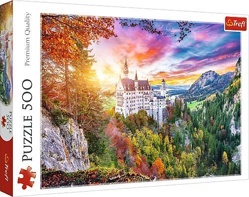 Produktbild: Puzzle 500 Blick auf Neuschwanstein, Deutschland