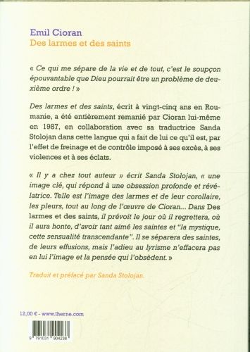 Produktbild: Des larmes et des saints