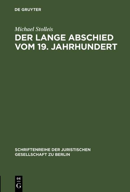 Produktbild: Der lange Abschied vom 19. Jahrhundert